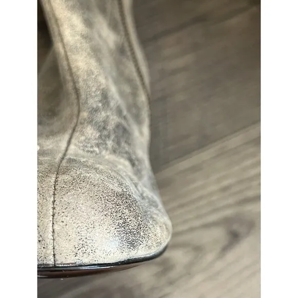 NEW Fossil Distressed Knee High Boots Size 10 Brown Leather