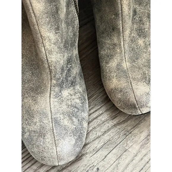 NEW Fossil Distressed Knee High Boots Size 10 Brown Leather