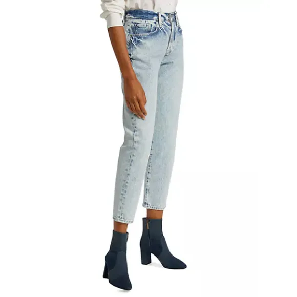NEW Frame Le Original High Rise Straight Fit Jean Ankle Richlake Women's Size 24