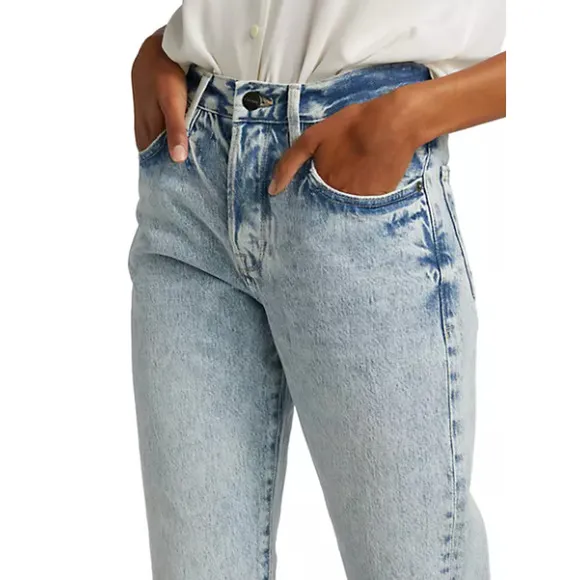 NEW Frame Le Original High Rise Straight Fit Jean Ankle Richlake Women's Size 24