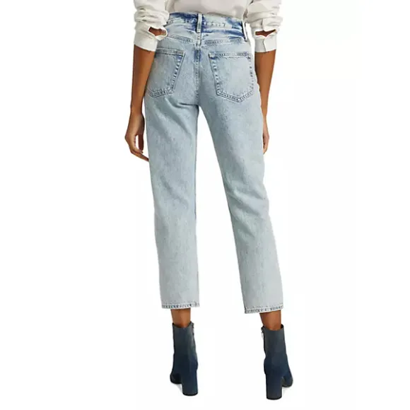 NEW Frame Le Original High Rise Straight Fit Jean Ankle Richlake Women's Size 24