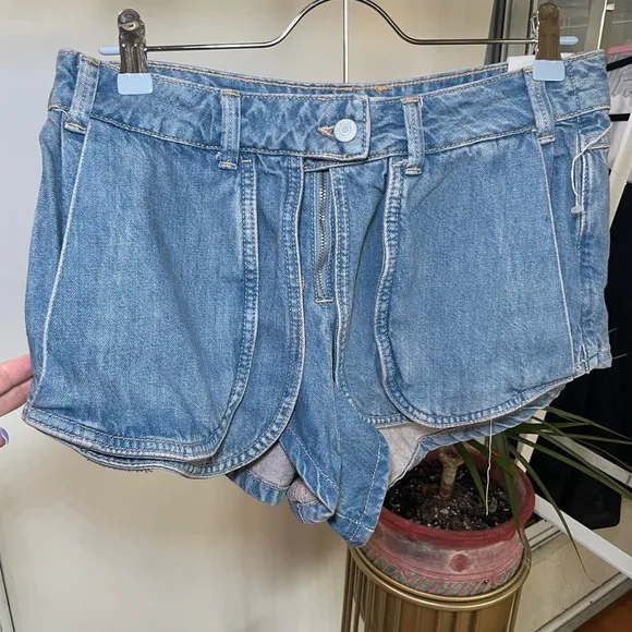New Free people We The Free Prince Street Denim Shorts Size 28