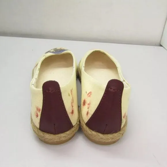 NEW GOBY Womens Ballerinas Flats Canvas Memory Foam Round Toe Comfort Size 6.5