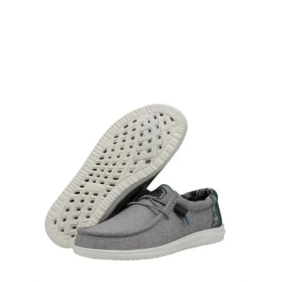NEW HEY DUDE unisex wally h2o loafers in graphite