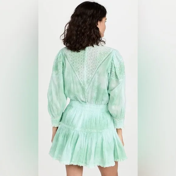NEW LoveShackFancy Viola Victorian Mini Dress