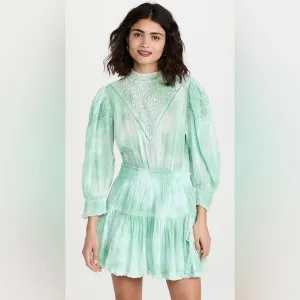 NEW LoveShackFancy Viola Victorian Mini Dress
