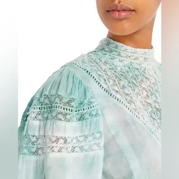 NEW LoveShackFancy Viola Victorian Mini Dress