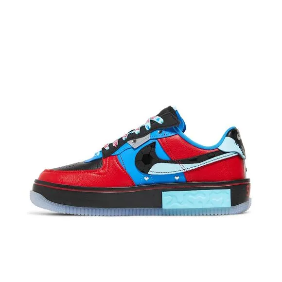 NEW Nike Air Force 1 Fontanka Red Black Blue Size 8 Women's Sneakers DR6259 600