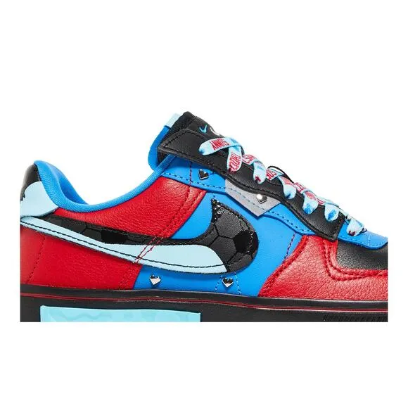 NEW Nike Air Force 1 Fontanka Red Black Blue Size 8 Women's Sneakers DR6259 600