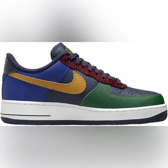 New Nike Air Force 1’07 LX Gorge Multicolor Leather Sneakers (DR0148 300)-7.5