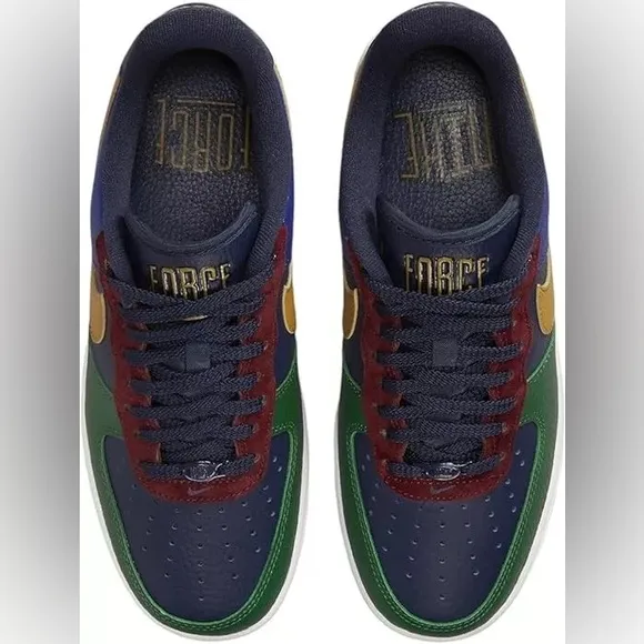 New Nike Air Force 1’07 LX Gorge Multicolor Leather Sneakers (DR0148 300)-7.5