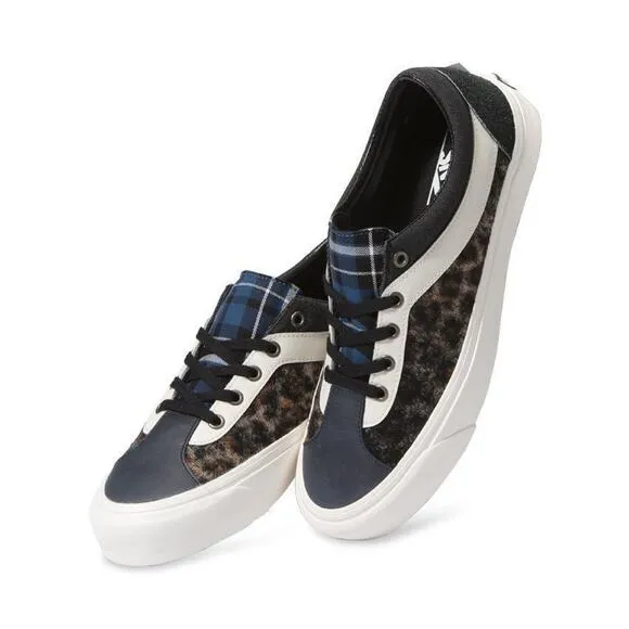 NEW Size 8 Mens Vans Bender Bold Ni Panther animal Black Lace Up Sneakers 500714