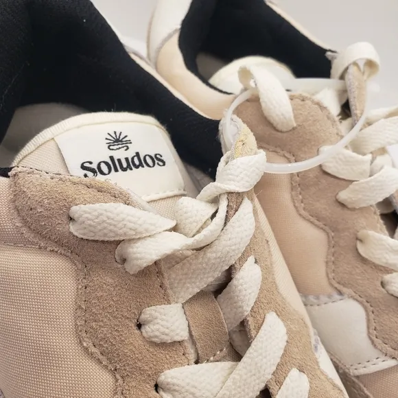 New Soludos Tan retro Sneakers men's 7.5. W 8.5