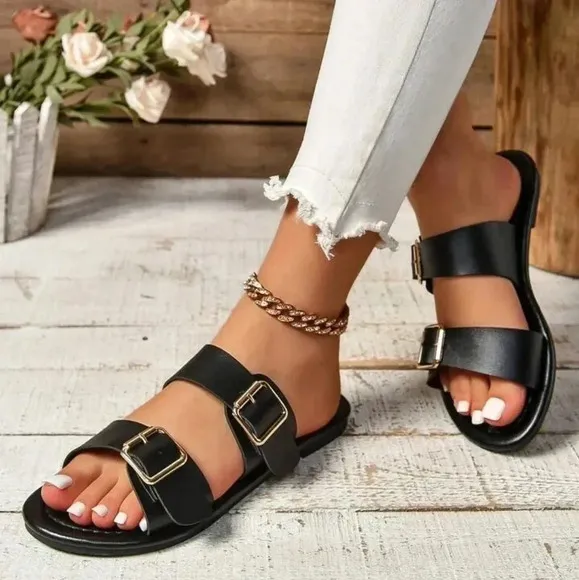 New Spring And Summer Large Size Casual, Fashionable, Comfortable Slip-On Women