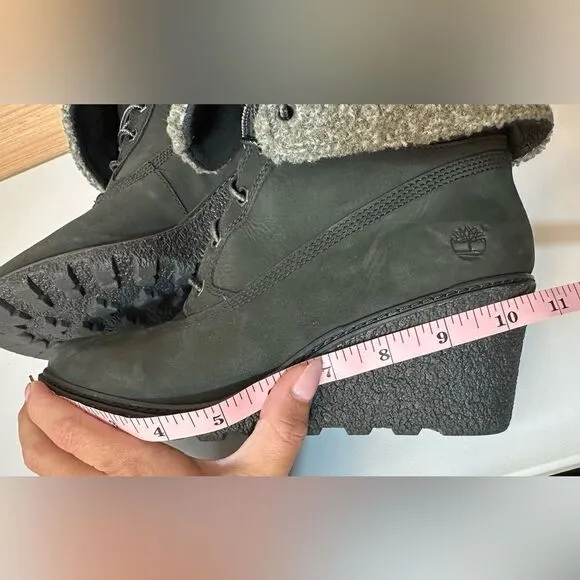 NEW Timberland Earthkeepers Amston Roll Top Women's Boots Black - 8