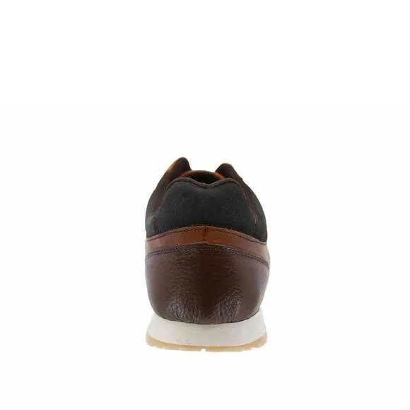 NEW TRIPLES ths urban leather sneakers in brown