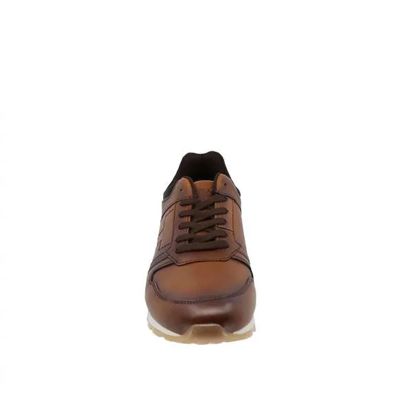 NEW TRIPLES ths urban leather sneakers in brown