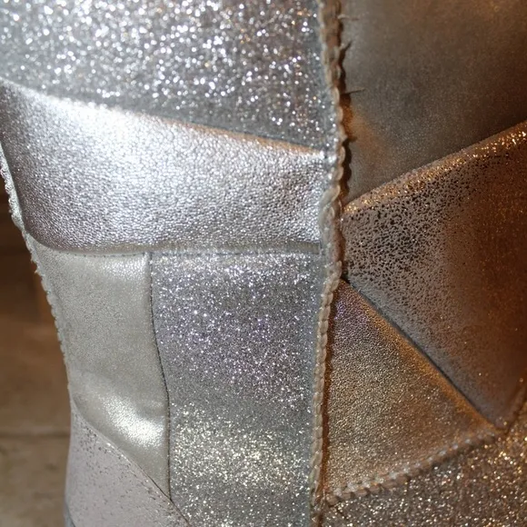 NEW UGG Classic‎ PATCHWORK Glitter Boots