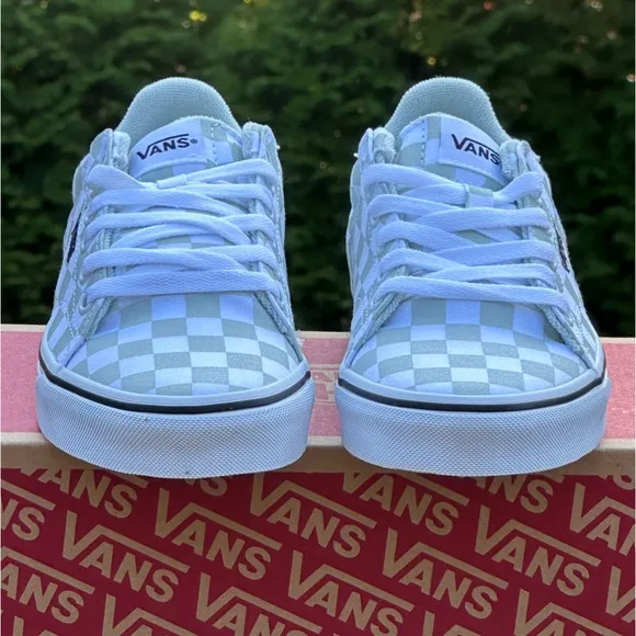 NEW Vans Seldan Casual Sneakers Canvas Checkerboard - Sizes 6.5 (fits 5Y)