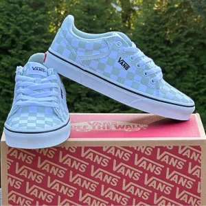 NEW Vans Seldan Casual Sneakers Canvas Checkerboard - Sizes 6.5 (fits 5Y)