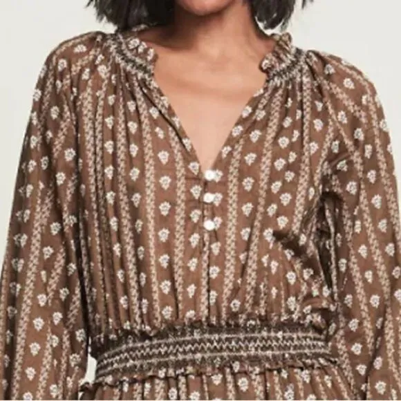 New Veronica Beard Hazel Print Espie Mini Dress Small