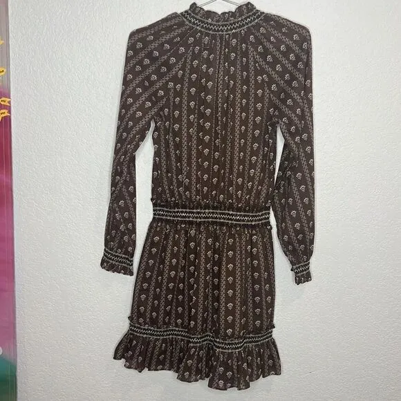 New Veronica Beard Hazel Print Espie Mini Dress Small