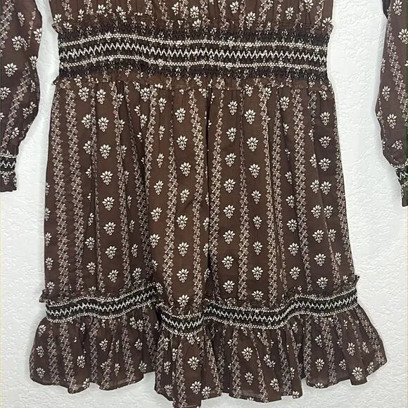 New Veronica Beard Hazel Print Espie Mini Dress Small
