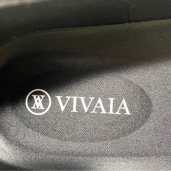 New VIVAIA Square-Toe V-Cut Washable Black Knit Margot 2.0 Flats Size 39.5/8.5 W