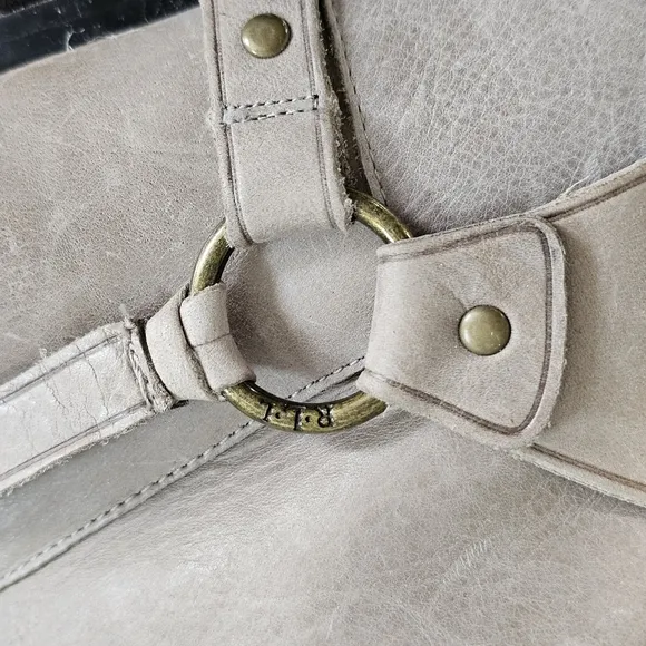 New without box Ralph Lauren Gray‎ Taupe Leather Harness Tall Boots size 9