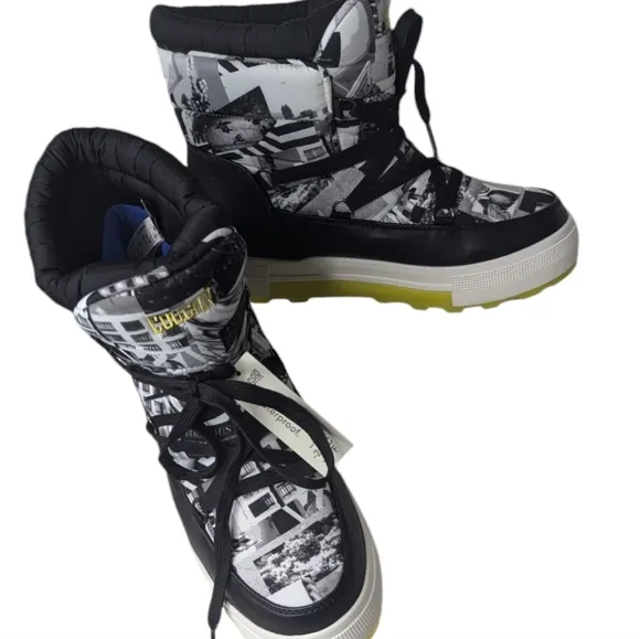 NEW....Cougar Wink Nylon Waterproof Black-College Boots ..Size 11