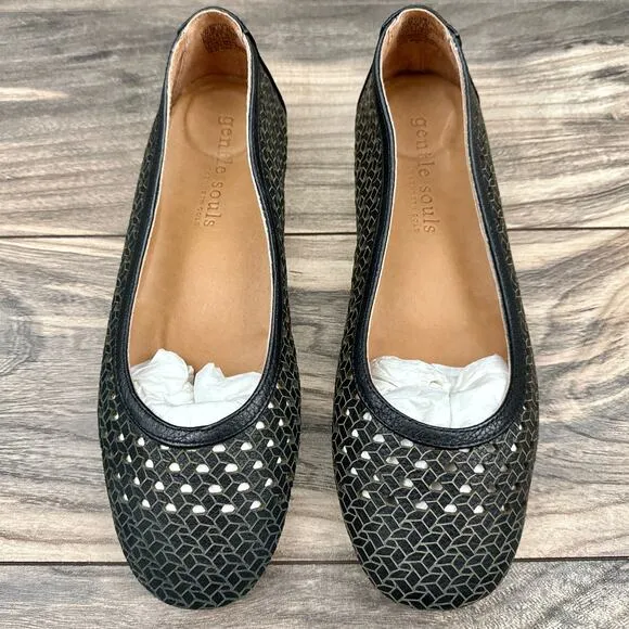 NIB Gentle Souls by Kenneth Cole Eugene Travel Ballet Flats 7.5 M