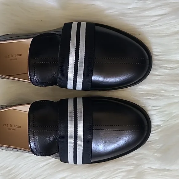 NIB Rag &amp; Bone Amber Loafers Black size 5