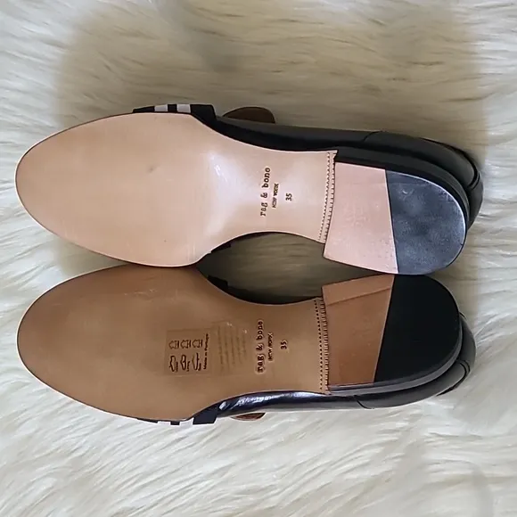 NIB Rag &amp; Bone Amber Loafers Black size 5
