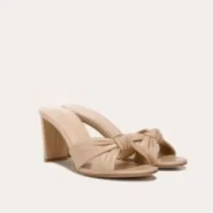 NIB Veronica Beard Women's Ganita NUDE Sandals Mules NIB 350 Sz 7.5  NUDE