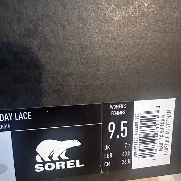 NIB Sorel Kinetic Breakthrough Day Lace Size 9.5
