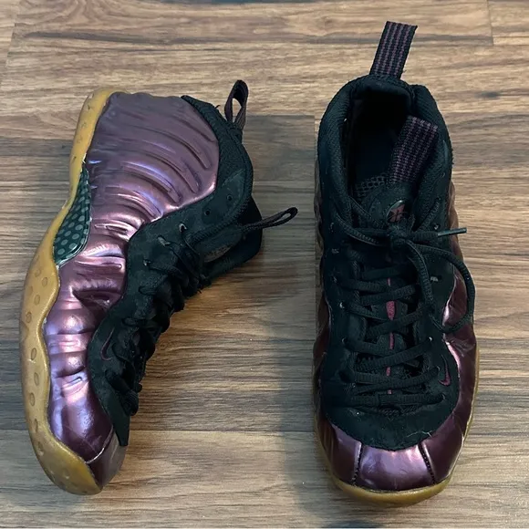 Nike Air Foamposite One Maroon Sneakers, Size: Size: 8