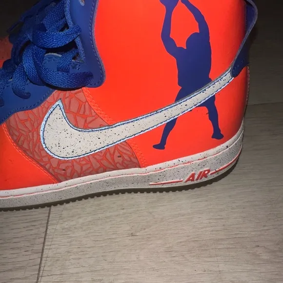 Nike Air Force 1 Rasheed CMFT PRM Orange High-Top Sneakers