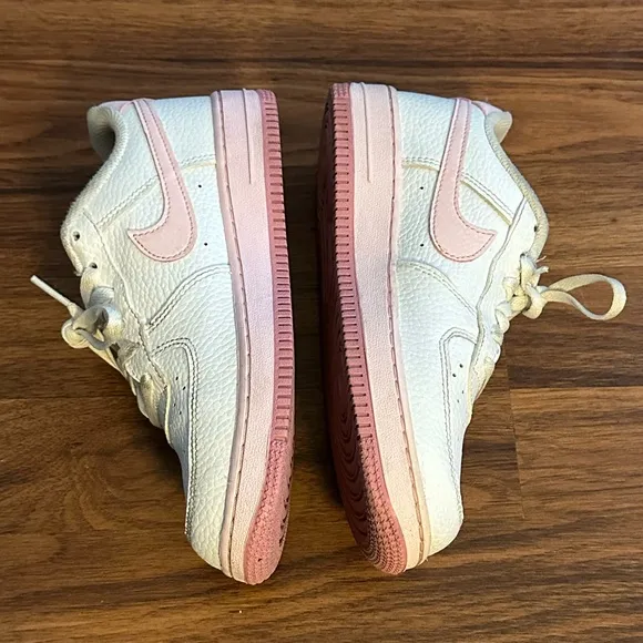 Nike Air Force 1 “White Elemental Pink” Sneakers, Size: 3Y