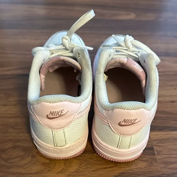 Nike Air Force 1 “White Elemental Pink” Sneakers, Size: 3Y