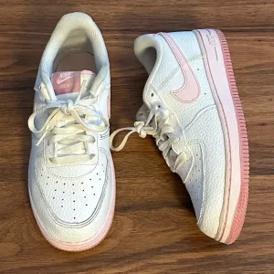 Nike Air Force 1 “White Elemental Pink” Sneakers, Size: 3Y