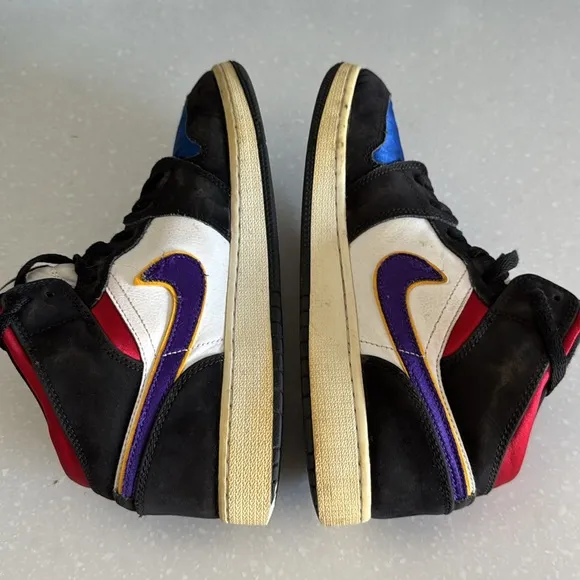 Nike Air Jordan 1 Mid SE RIVALS Lakers Kobe Heat Knicks BQ6932-005 Youth 6.5