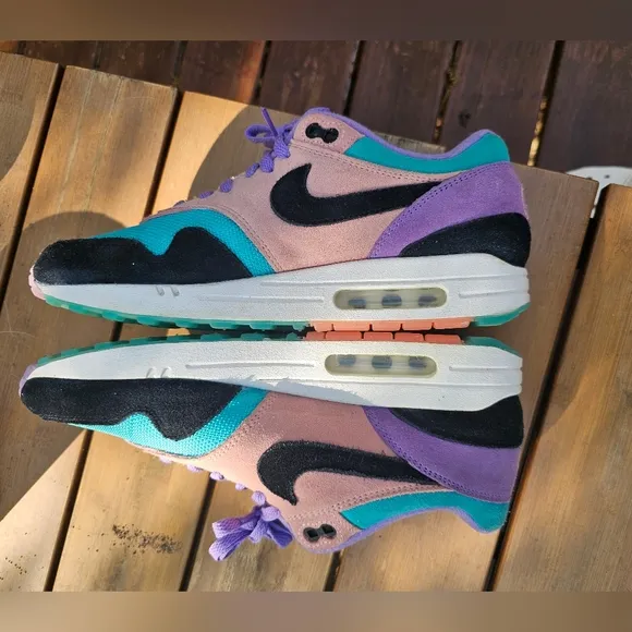 Nike Air Max 1 Have A Nike Day Mens Sneakers Sz 9.5 Colorful Bright Modern Bold