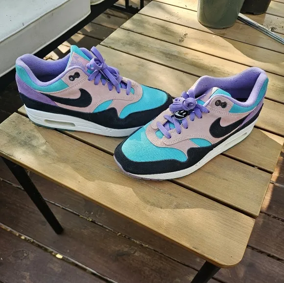 Nike Air Max 1 Have A Nike Day Mens Sneakers Sz 9.5 Colorful Bright Modern Bold