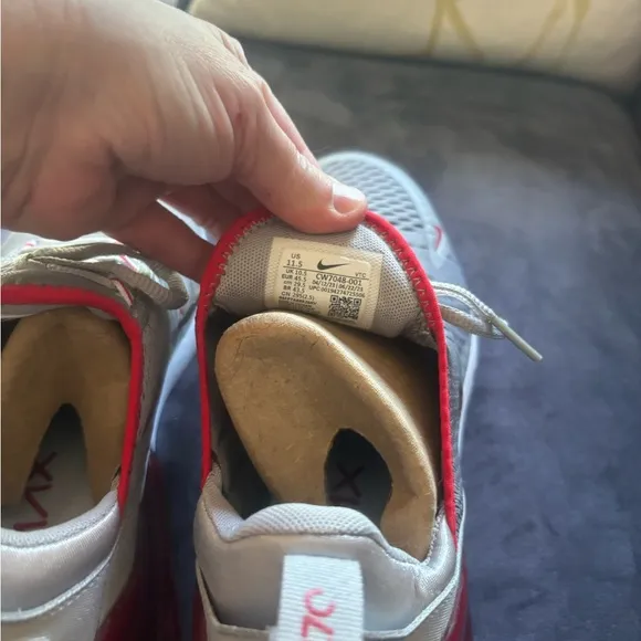 Nike Air Max 270 Gray and Red Sneakers