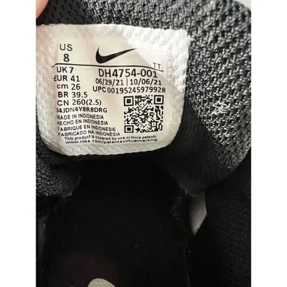Nike Air Max 95 low-top men black sneakers size 8