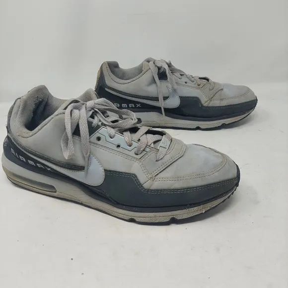 Nike Air Max LTD Wolf Grey Low Top Sneakers Urban Streetwear 687977-002 Sz 11.5