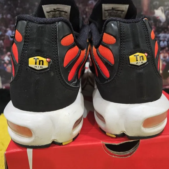 Nike Air Max Plus TN Sunset Orange Black Sneakers