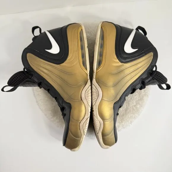 Nike Air Max Wavy Black Gold Sneakers Mens Leather High Top Shoes Size 10.5