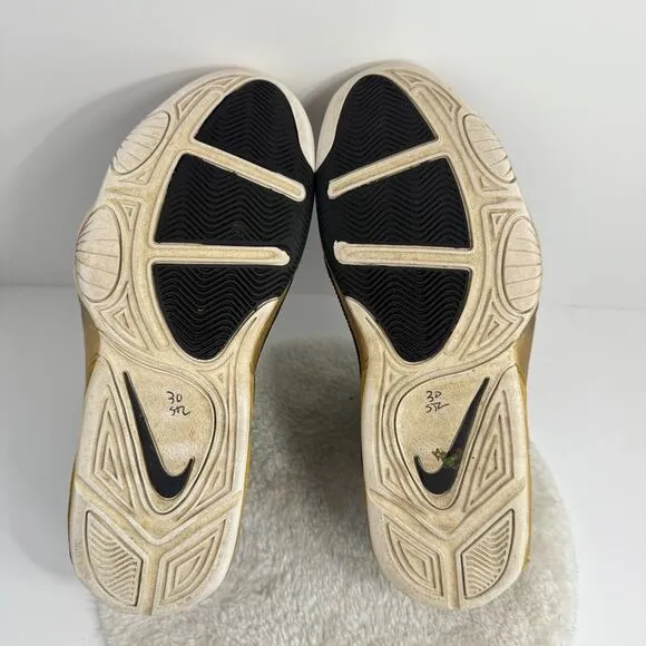 Nike Air Max Wavy Black Gold Sneakers Mens Leather High Top Shoes Size 10.5