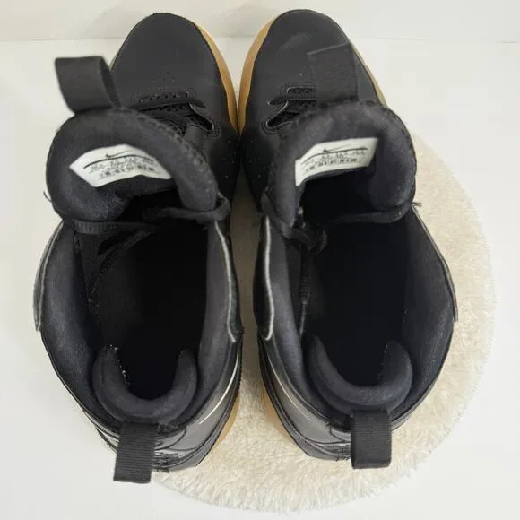 Nike Air Max Wavy Black Gold Sneakers Mens Leather High Top Shoes Size 10.5